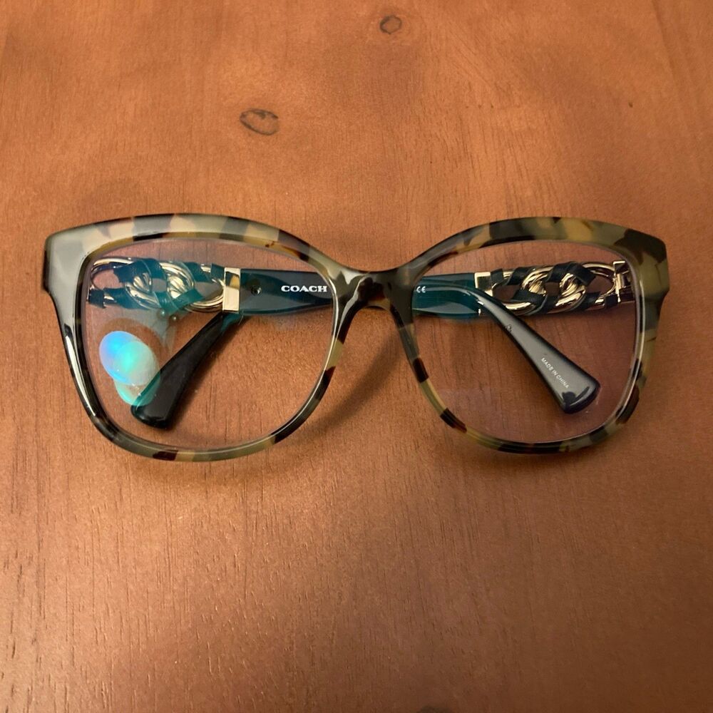 Coach Womens Eyeglasses HC 8156Q (L131) 532413 Vtg DK Tortoise/Black  56/16/135